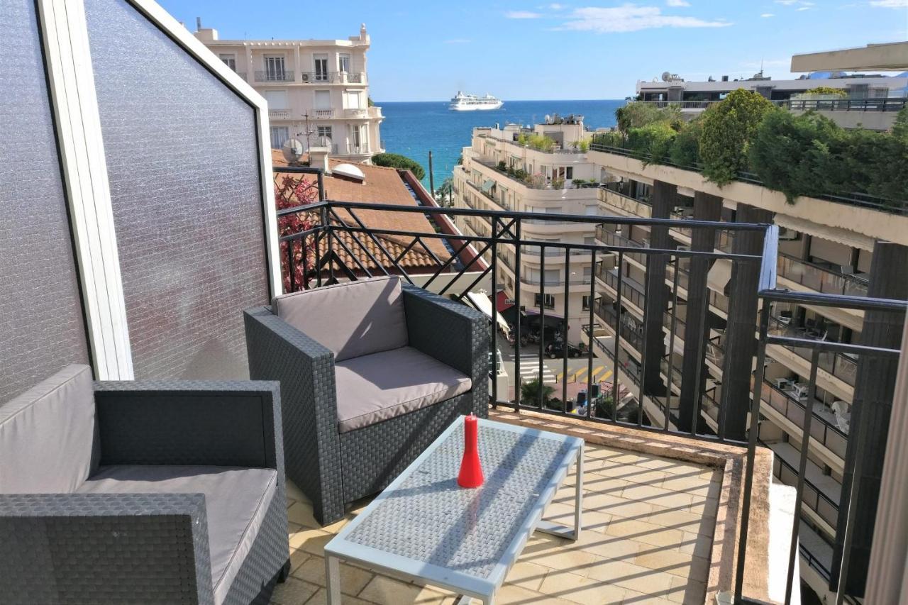 Nice Apartment Last Floor With Terrace And Clear View On The Sea Κάννες Εξωτερικό φωτογραφία